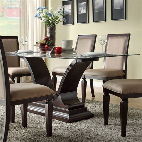 Versatile Transitional Durably Scaled Dining Room Table Base Pomona