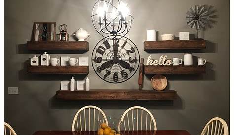 Dining Room Wall Decor Ideas With Clock