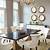 dining room wall decor with mirror