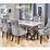 Contemporary Dining Set in Natural Oak 6ft Table + 6 Chairs