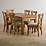 6 Seater Extendable Dining Table in Oak Ola Furniture123