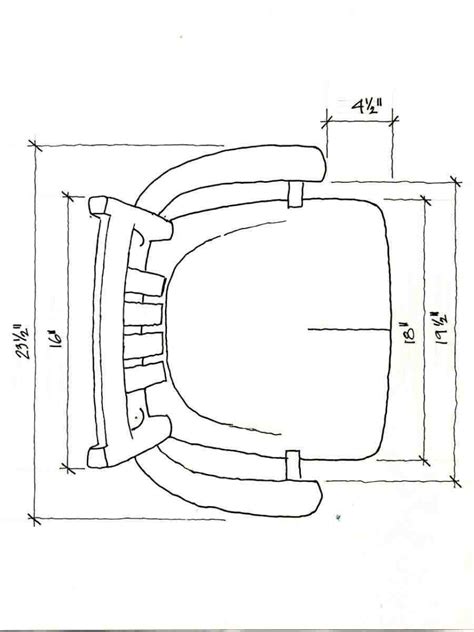 Dining Arm Chair Dimensions