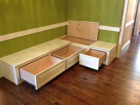 Dining Bench With Storage Drawers