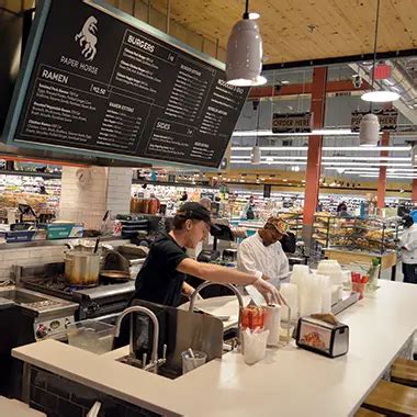 dining experiences at grocery store