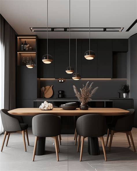 Dining Room Ideas Dark Table