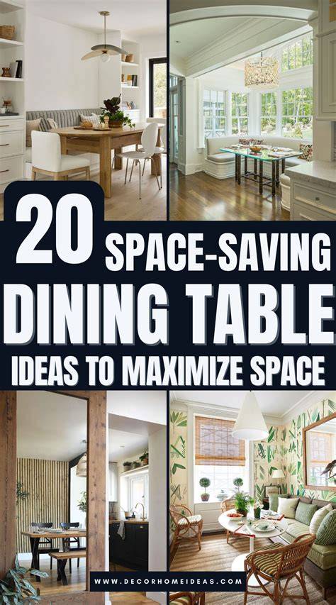 dining room ideas space-saving ideas