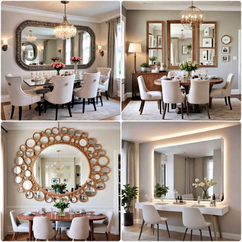 dining room mirror decor