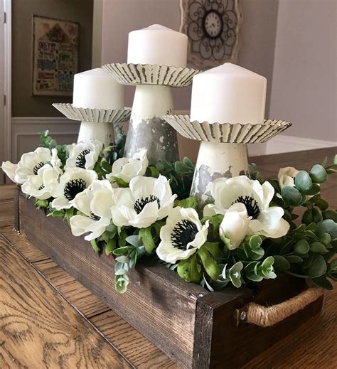 Dining Room Table Candle Decor