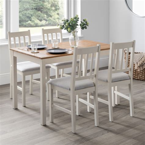 Dining Set Ivory Oak