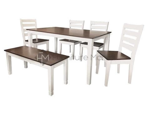 Dining Set With Bench Manila