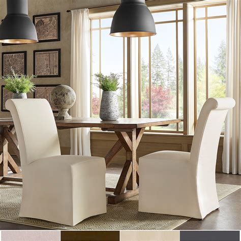 Dining Set With Parson Chairs