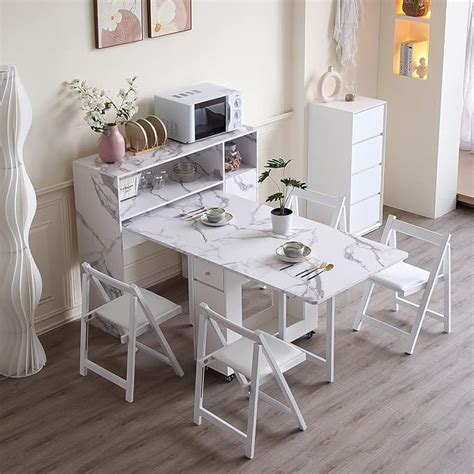 Dining Table And Chairs With Storage