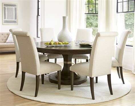 dining table and upholstered chairs