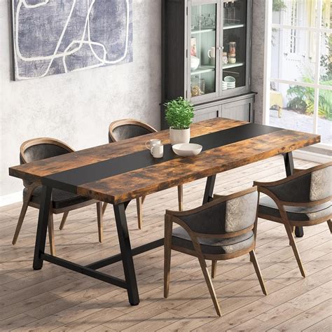 Dining Table Brown Wood