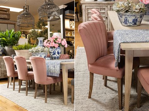 Dining Table Chairs Pink