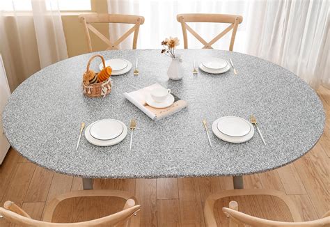 Dining Table Cover Waterproof Oval Shape