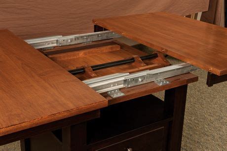 dining table leaf extension hardware