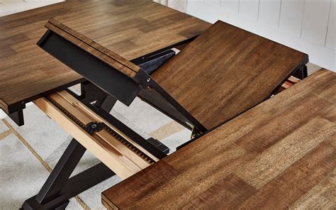 Dining Table Self Storing Extensions