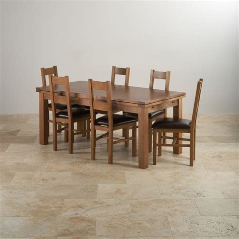Dining Table Set For 6 Oak