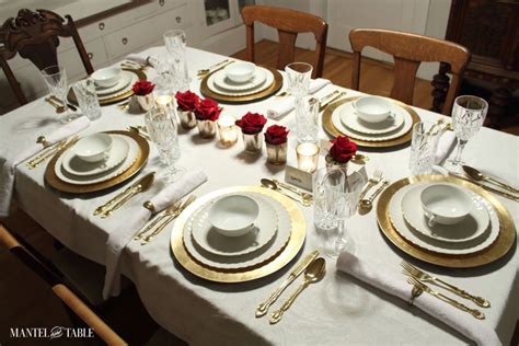 Dining Table Set Up Elegant
