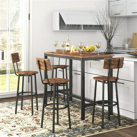 Dining Table Sets With Matching Bar Stools