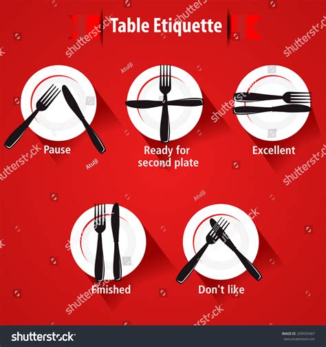 Dining Table Spoon Manners