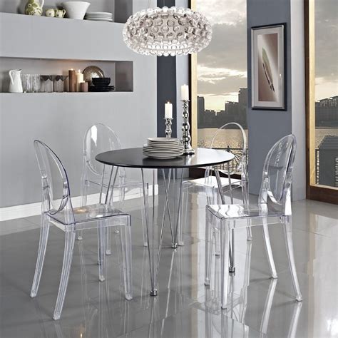 Dining Table With Acrylic Chairs