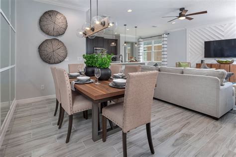 Dining Table With Gray Floor