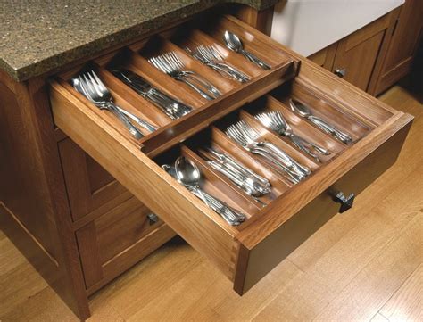 Dining Table With Silverware Drawer