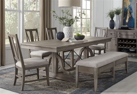 Dining Table With Two Bench