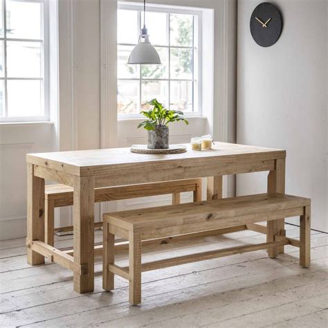 Dining Table Wooden Pine