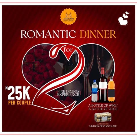 Dinner For 2 Gift Card