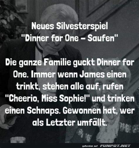 Dinner for One 2020 Der komplette OriginalText zum Nachlesen