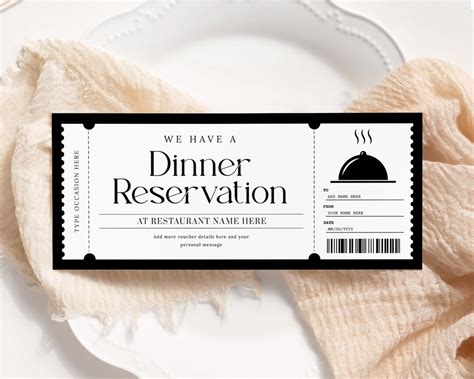 Dinner Gift Card Ideas