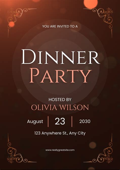 Dinner Hall Poster Printable