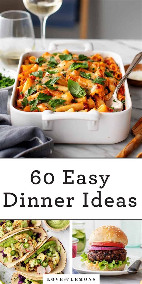 Dinner Ideas Easy Uk