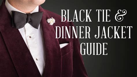 Dinner Jacket Or Black Tie