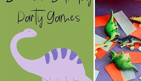 Dinosaur Birthday Game Ideas Pin On Party