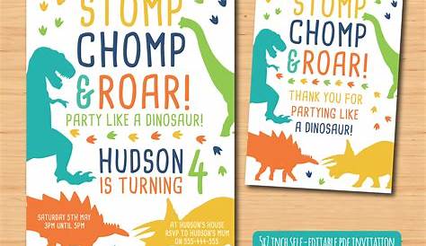 Dinosaur Birthday Invitation Ideas Invites The Best Choice Invita…