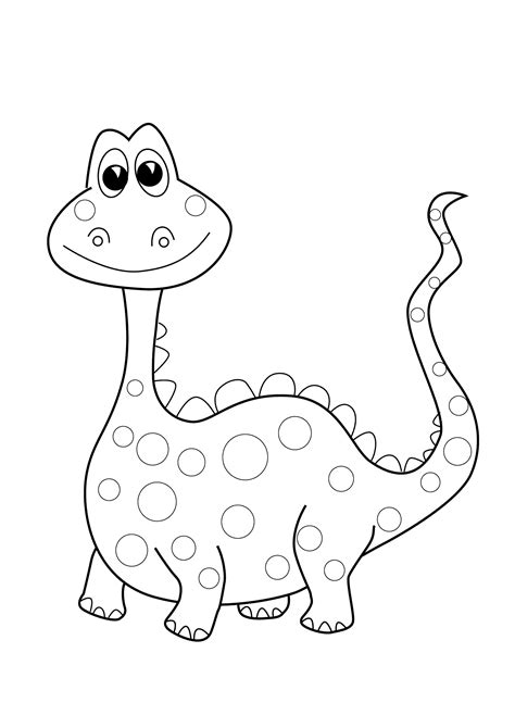 dinosaur coloring pages for preschool and young school ages