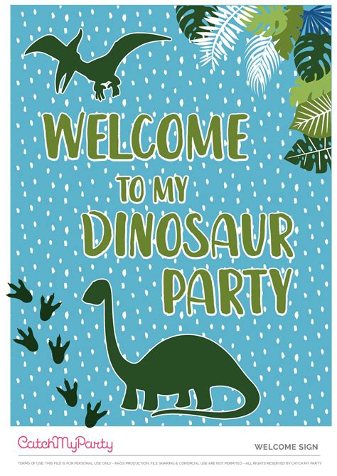 Download These Free Dinosaur Party Printables. You won't believe the