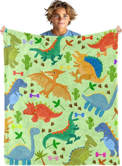 Dinosaur Blanket Throw