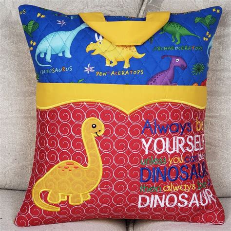 Dinosaur Reading Pillow