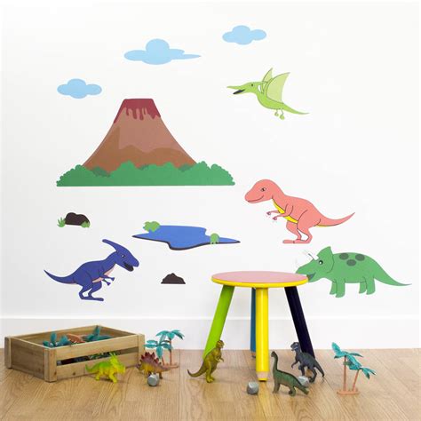 Dinosaur Wall Sticker Scene