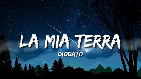 diodato la mia terra testo