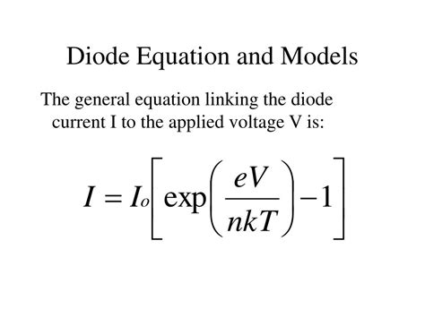 Diode Equation Example