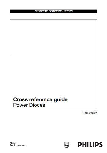 Diodes Cross Reference