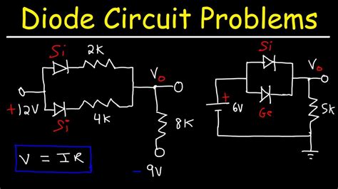 Diodes In Parallel In A Circuit