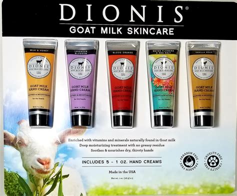 dionis goat milk skin care products