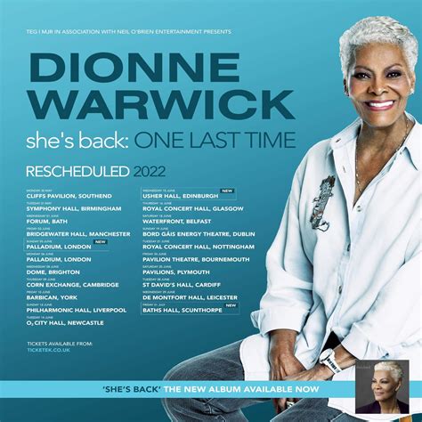 dionne warwick on tour